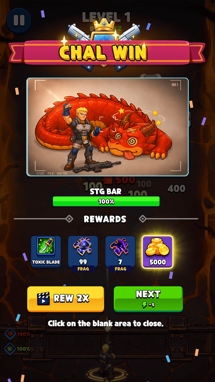 Fight the dragon victory result