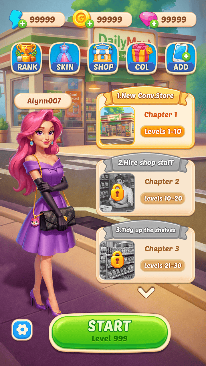 Spot the Difference main game screen